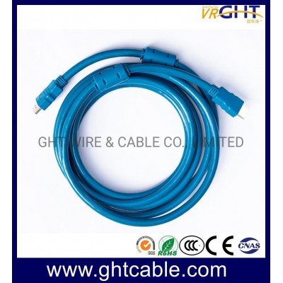 High Quality HDMI Cable 2.0V Blue Jacket Special Plug